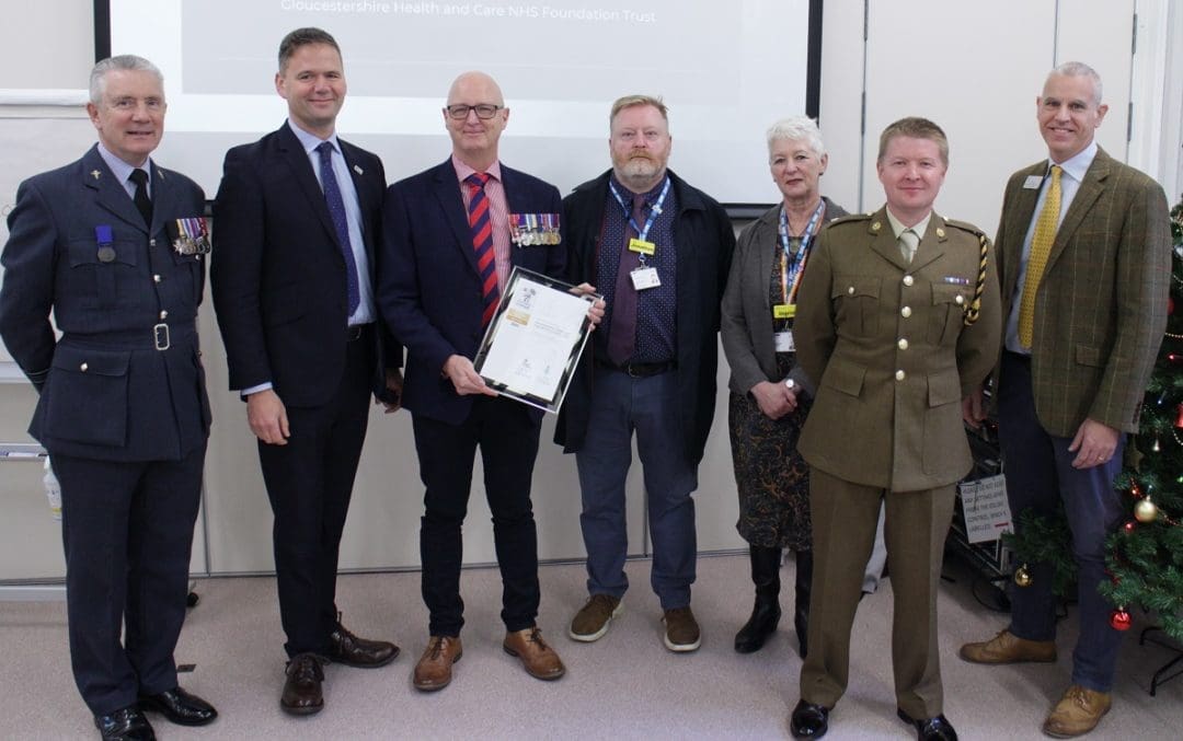 Trust presented with Defence ERS Gold Award
