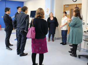 Japanese delegates visit Tewkesbury Hospital