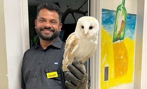 Charlton Lane Hospital enjoys a flying visit!
