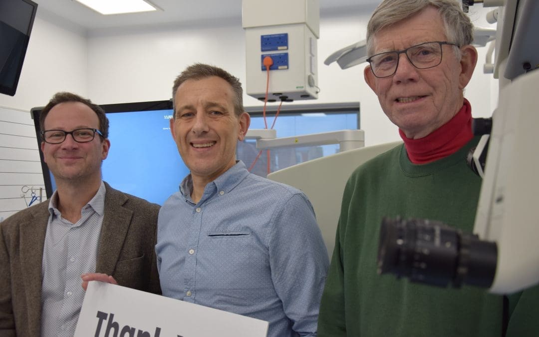 State-of-the-art cataract microscope at Tewkesbury Hospital